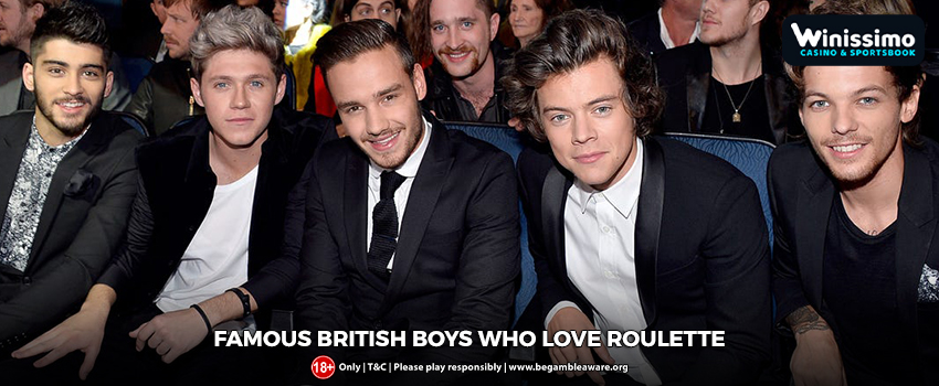 Famous British Boys Who Love Roulette 
